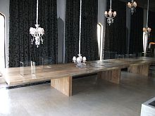 Contemporary table NAMAteakteak baserectangular