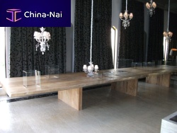 Contemporary table NAMAteakteak baserectangular