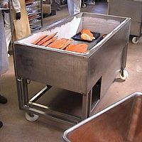 Chest freezer processstainless steelfor food applications