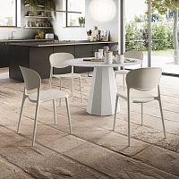 Contemporary chair ABBYoutdoorpolypropylenepolypropylene base