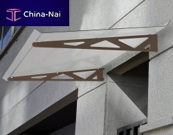 Entrance canopy FLORENCIAaluminumpolycarbonateflat