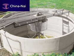 Central drive thickener screwfor wastewater treatment plants
