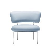Contemporary fireside chair FOND BOLDfabricblue