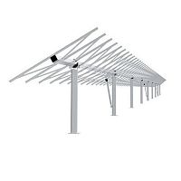 Single-axis solar tracker Multipoint Drive 2PfixedPV