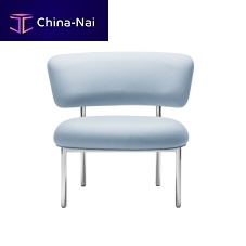 Contemporary fireside chair FOND BOLDfabricblue