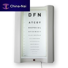 Illuminated eye chart