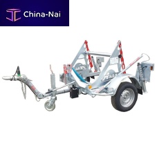 Cable drum trailer RD 75single-axletowedfor cable transport and laying