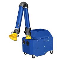 Mobile fume extractor Giant 2weldingactivated carbon filterwith extraction arm