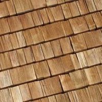 Wood shingle for rooffor facadewall