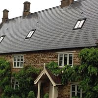 Composite roofing TAPCOSLATE CLASSICpolypropylenelimestoneslate look
