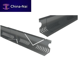 Aluminum profile GALVcornerLgreen roof