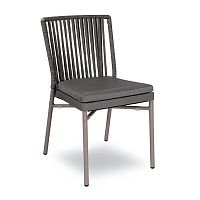 Contemporary chair NICOLE outdoorfabricaluminum