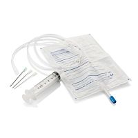 Pleural drainage set TORASETgraduatedwith anti-reflux valve