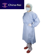 Unisex surgical gown 09437non-wovenblue
