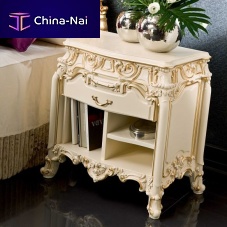 Classic bedside table PANDORA woodenrectangularfor hotel