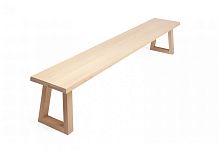 Contemporary bench SLIDEwooden