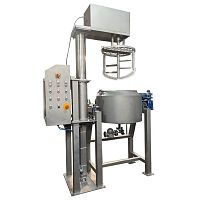 Cream industrial cooker steamfor nougatsauce