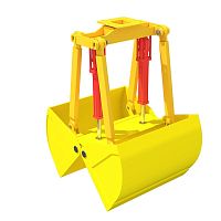Hydraulic clam bucket stainless steelservo-electricfor bulk materials