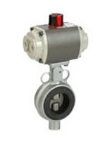 Butterfly valve BFV-4322B seriespneumatically-operatedfor controlfor water