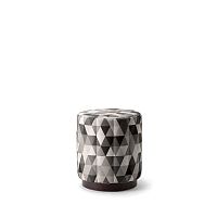 Contemporary pouf CARTER 068 PF fabricroundmulti-color