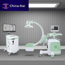 Mobile C-arm DIGISCAN V20with flat panel detectorwith video columnwith integrated video monitor