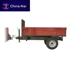 Single-axle trailer 870156towedconstructiontilting