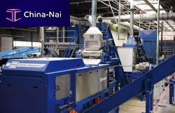 Eddy current separator wastefor the recycling industryself-cleaning