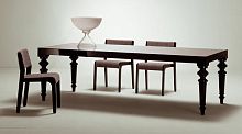 Contemporary dining table CHIAVARIsolid woodrectangularhome