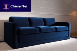 Modular sofa CHARLEScontemporaryfabricblue