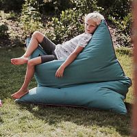 Contemporary bean bag Vago EDO300water-repellent fabricgrayblue