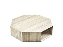 Original design coffee table PRISM LOWglasswoodenaluminum