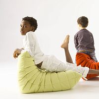 Contemporary fireside chair MINI TOGOfabricwith removable coverchild's