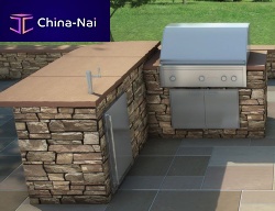 Outdoor kitchen SIGNATUREtraditionalconcreteisland