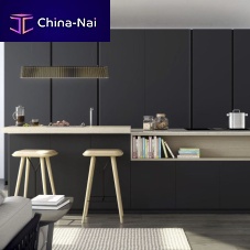Contemporary kitchen AVALONlaminateislandhandleless