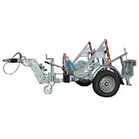 Cable drum trailer RD 150single-axletowedfor cable transport and laying