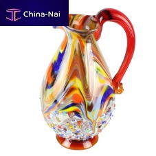 Blown glass pitcher HARMONYMurano glass