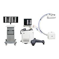 Mobile C-arm CompaX 500with flat panel detectorwith video columnwith integrated video monitor