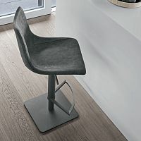 Vintage bar chair MAIORCAindoorpainted metalupholstered