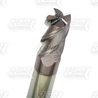 End mill EM-5/8"solidwith TiAlN coating4-flute