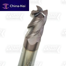 End mill EM-5/8"solidwith TiAlN coating4-flute