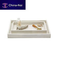 Wooden serving tray ARLES FAUX HORN homefor bathtub
