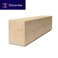 Glue-laminated wood beam rectangular