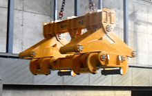 Concrete slab lifting clamp horizontalmechanicalmotorized