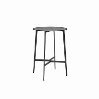 Contemporary high bar table EILEENHPLmarblestainless steel base