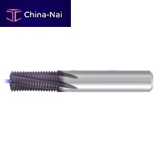 Solid carbide milling cutter GF-VZ-R15-IKZ-HA-TiCN threadcoatedfor steel