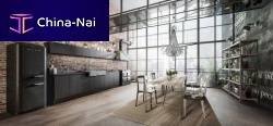Contemporary kitchen B50woodenmelaminehandleless
