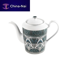 Porcelain teapot Rves du Nil Platinum