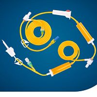 Chemotherapy infusion set KS-IV108-PFwith Y portwith light protectionwith stopcock