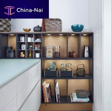 Wall-mounted shelf NICHEcontemporarylacquered woodmelamine