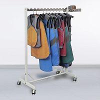 Mobile X-ray apron rack AW425